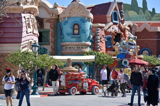 Mickey's Toontown inside Disneyland in Anaheim, CA, on Tuesday, March 1, 2022. (Photo by Jeff Gritchen, Orange County Register/SCNG)
