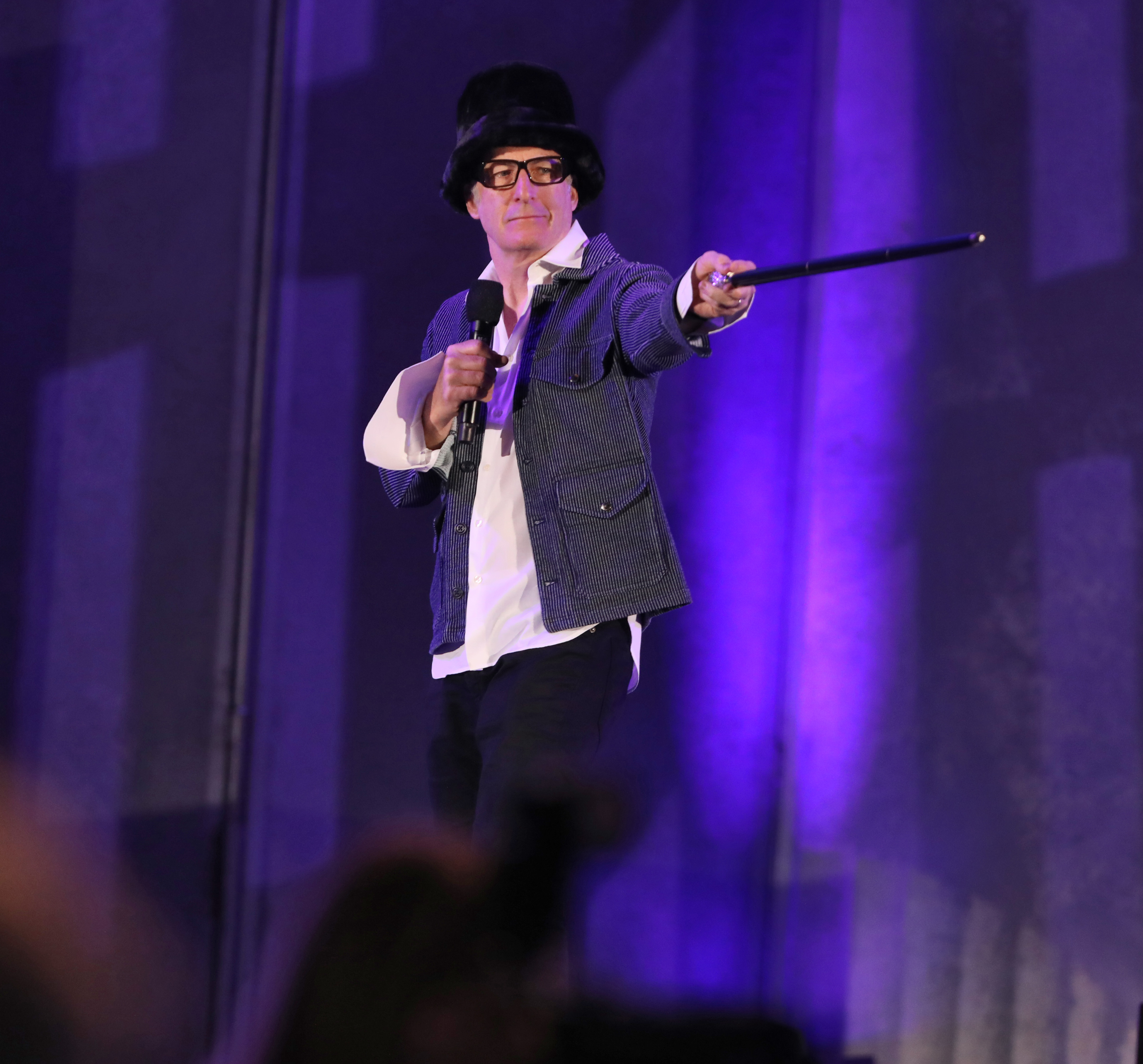 Bob Odenkirk, pictured on stage at The Night of Too...