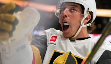 Marner's first playoff hat trick propels Golden Knights to 6-2 rout of Ducks and 2-1 series lead