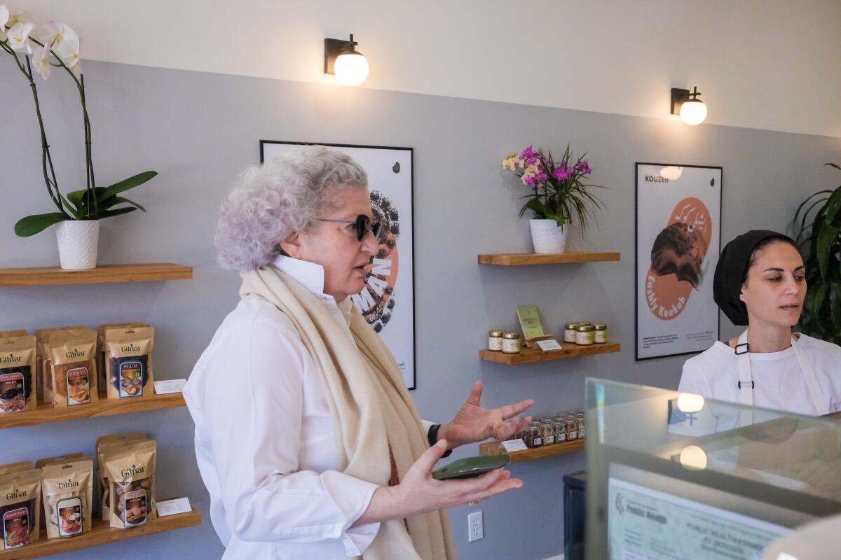 Cookbook author Anissa Helou talks with Sahar Shomali.