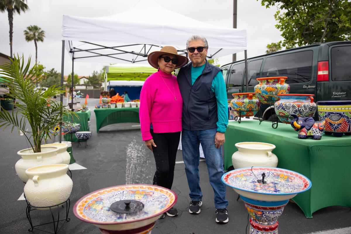 Martha Mijares, left, and Adolfo Mijares, right.
