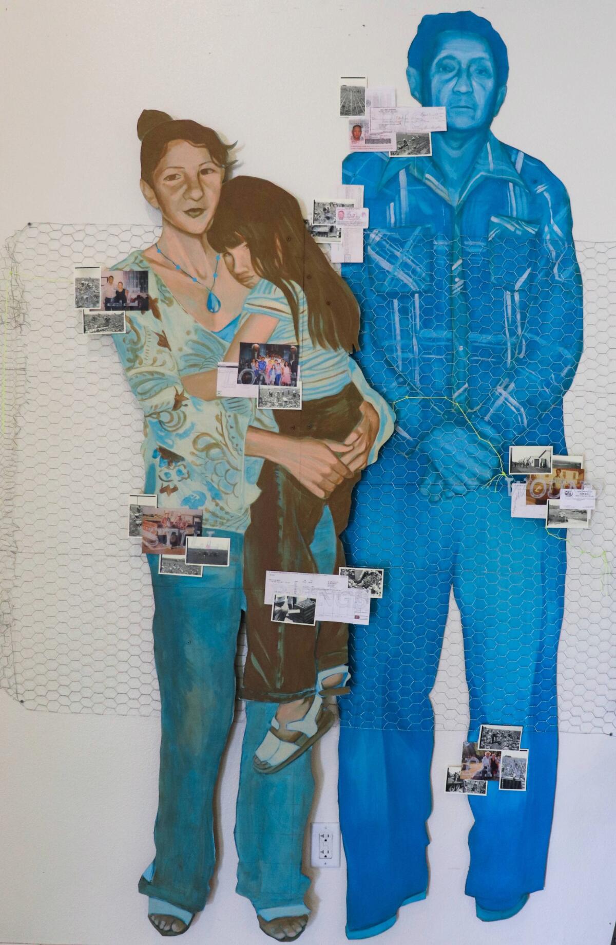 "Granddaughter of a Wetback" by Nataly Barajas, first place winner at Brea Gallery's "Made in California" show.