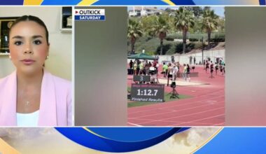 Trans athlete dominates at California girls' track meet