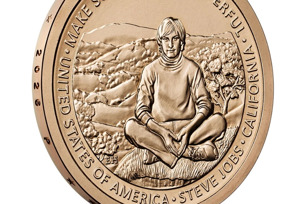 Steve Jobs honored on new California $1 coin with nod to Pixar