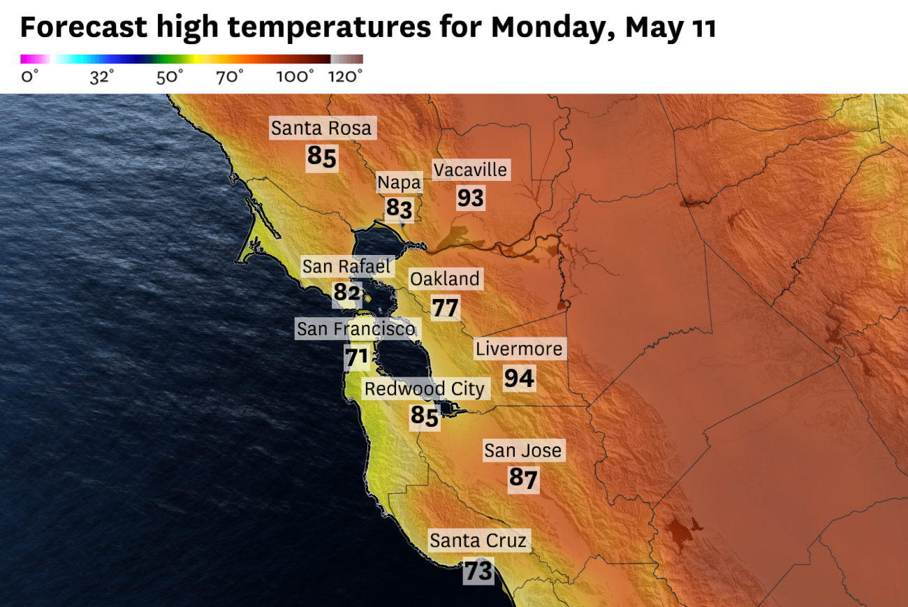 Bay Area weather may warm Monday, but fog could limit temperatures