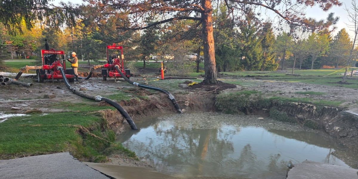 Gov. Whitmer declares state of emergency after massive water main break in Oakland County
