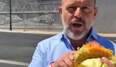 California governor candidate Steve Hilton visits Barstow Del Taco