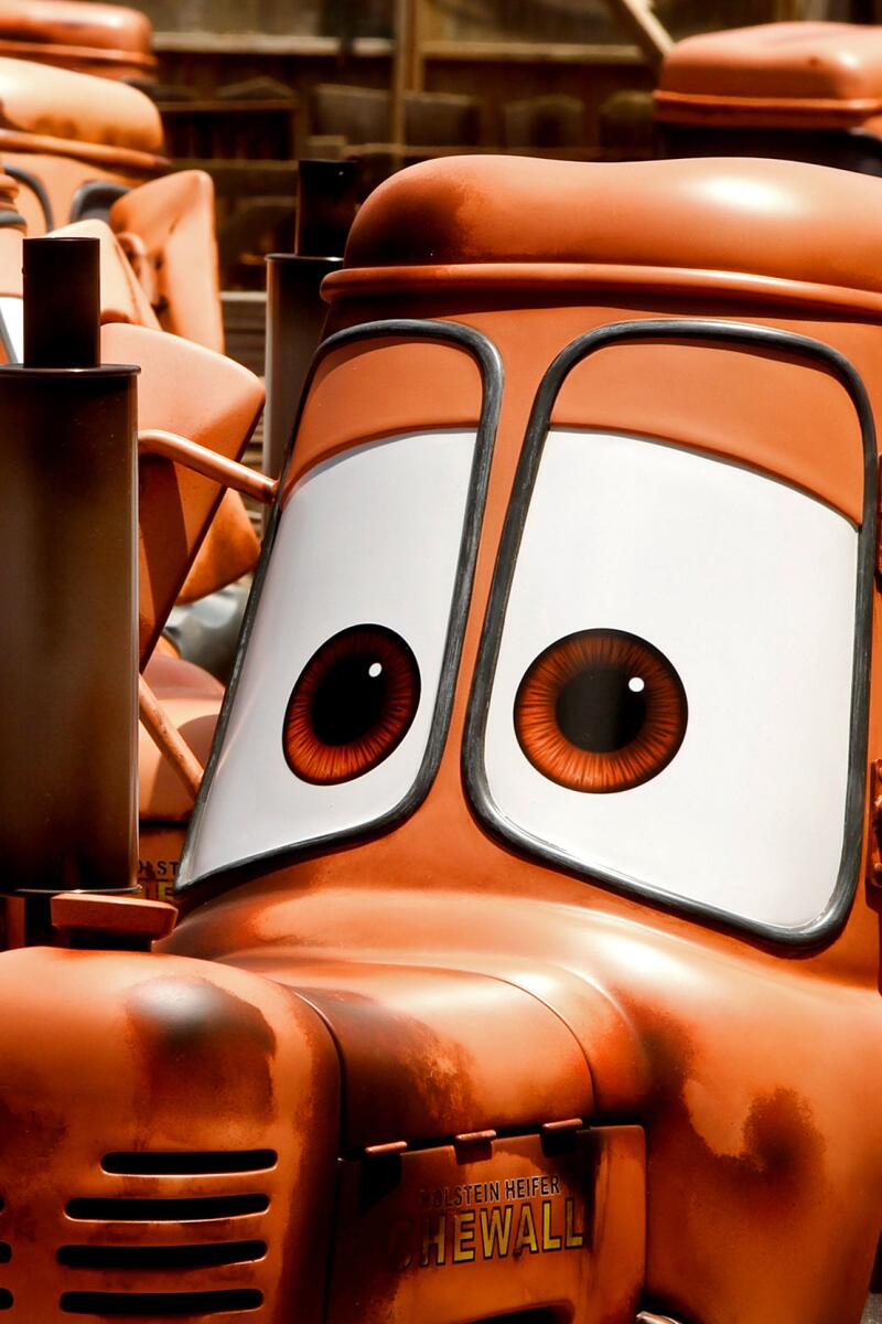 Mater's Junkyard Jamboree in Cars Land in the Disney California Adventure Park.