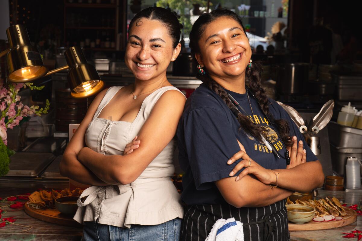 Heidie Irra and Maria Irra run Maléna restaurant in Maydan Market, along with their three sisters.