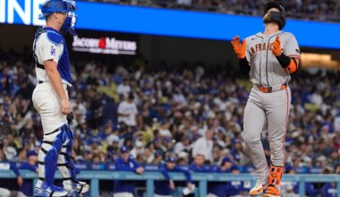 Giants backup catcher Eric Haase hits two homers in victory in LA