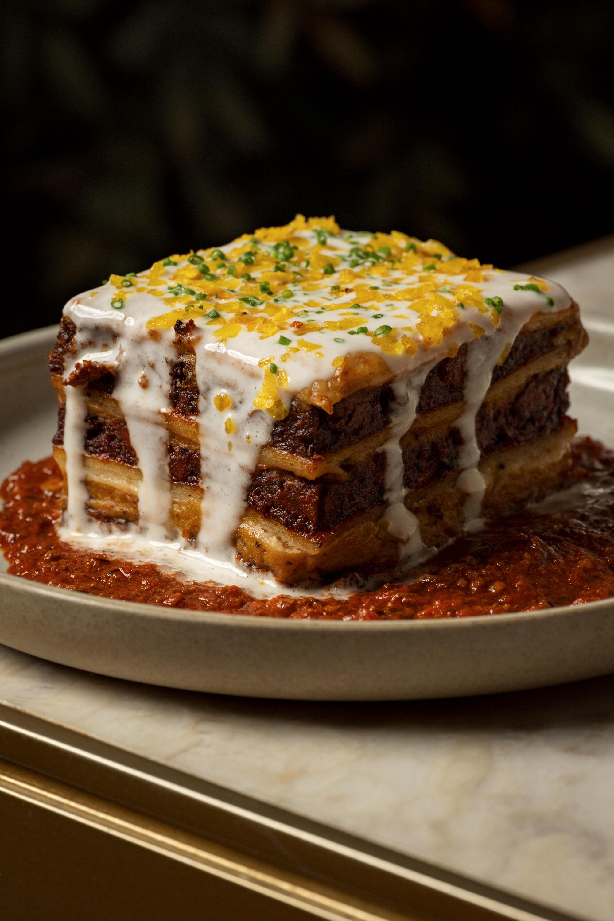 Pastelon at Lucia in Los Angeles 