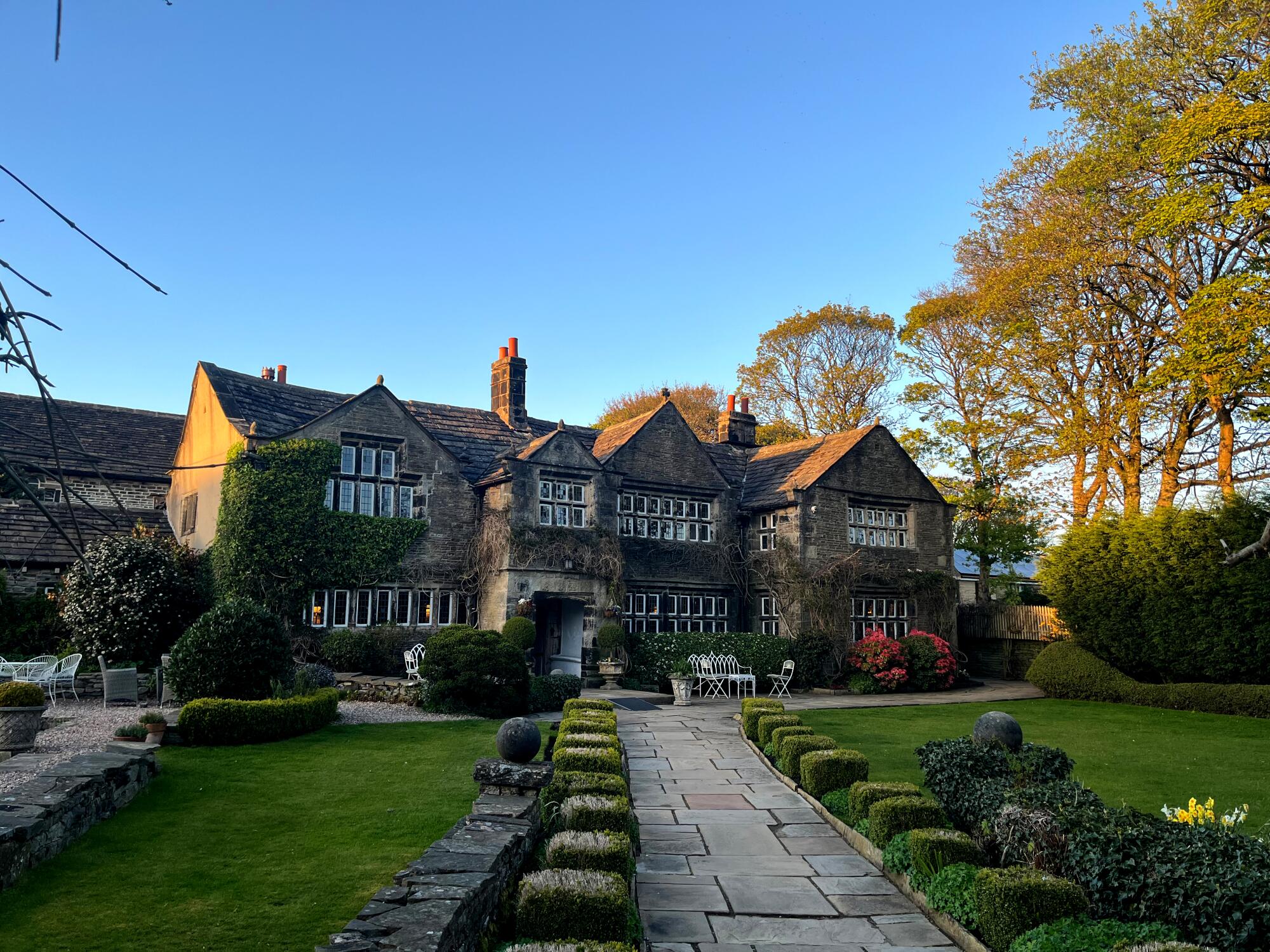 A manor hotel near Halifax.