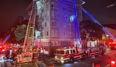 46 displaced, including children, after fire rips through Tenderloin low-income housing