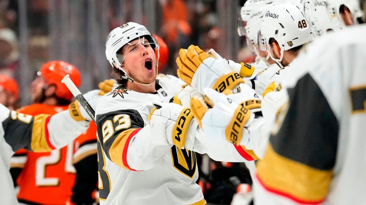Marner, Dorofeyev propel Golden Knights past Ducks 5-1 in Game 6 clincher, into conference finals
