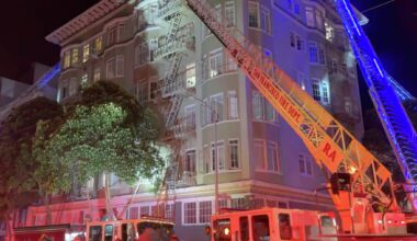 San Francisco apartment fire displaces 46 residents