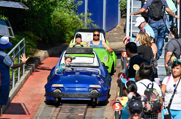 Drivers on Autopia during the 70th anniversary Disneyland on July 17, 2025, ￼ in Anaheim, CA. ￼ (Photo by Jeff Gritchen, Orange County Register/SCNG)