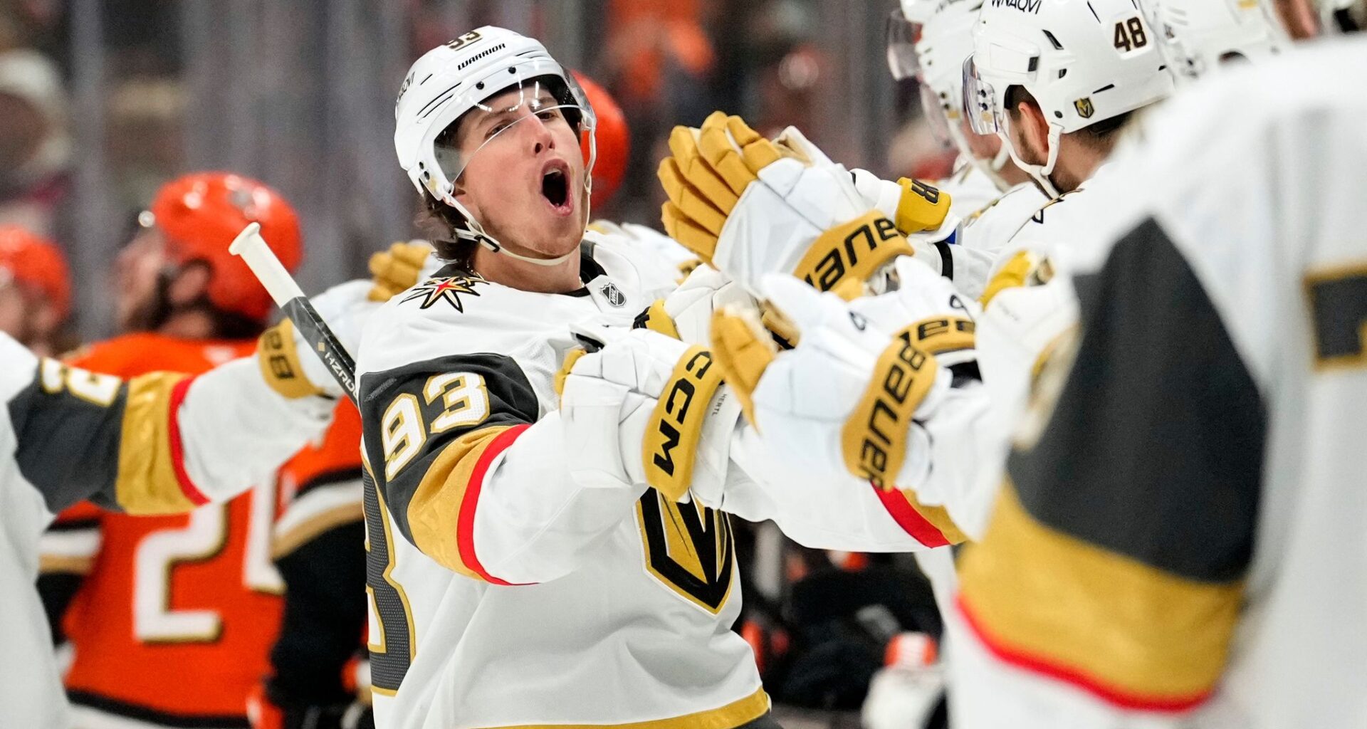 Marner, Dorofeyev propel Golden Knights past Ducks 5-1 in Game 6 clincher, into conference finals