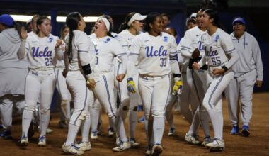 UCLA softball rallies past California Baptist in wild NCAA regional opener – Daily News