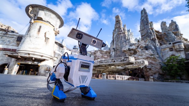 The new BDX Droid popcorn bucket coming to Disneyland. (Courtesy of Disneyland)