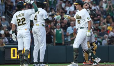 SF Giants offense quieted by A's; Heliot Ramos exits with injury