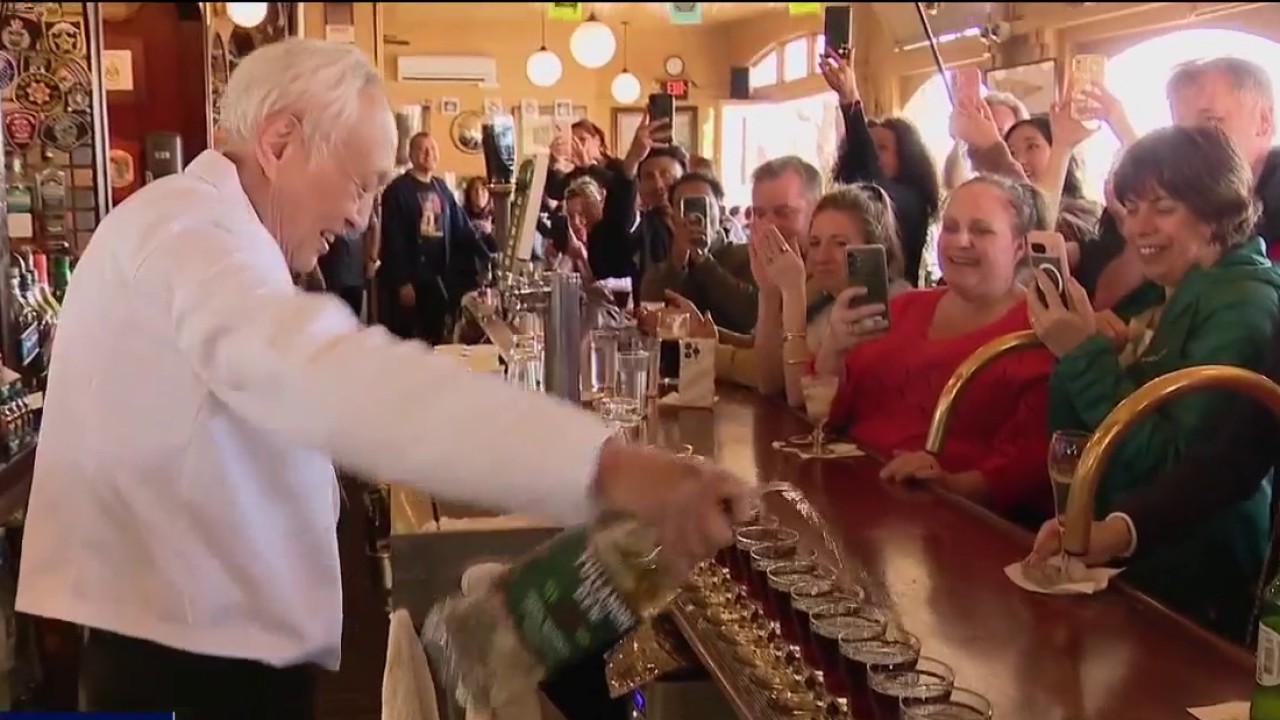 SF's Buena Vista honors bartender for 50 years of Irish coffees