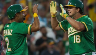 A’s and Giants, now in different places, head in different directions