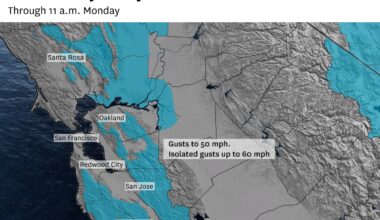 Bay Area wind advisory begins Sunday night as gusts raise fire concern