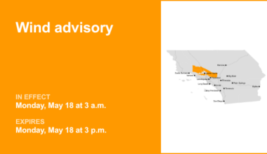 Wind advisory issued for Los Angeles County for Monday – Whittier Daily News