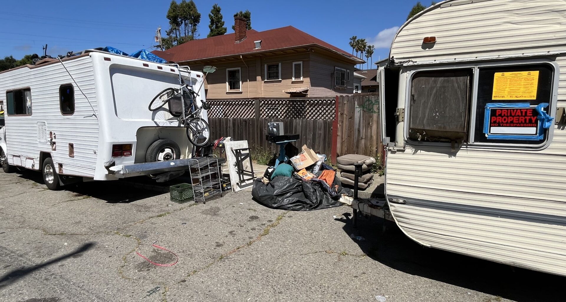 Homeless encampment by Marshawn Lynch's home got Newsom's attention