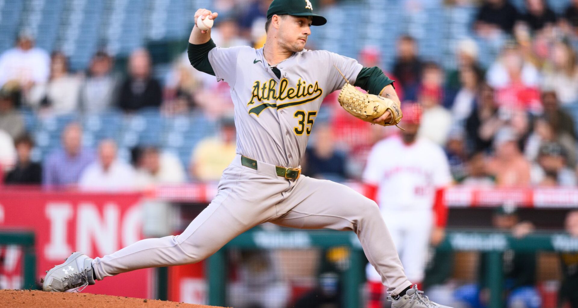 Athletics pitcher J.T. Ginn loses no-hitter in 9th inning, then loses 2-1 to the Angels