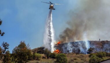 Wildfire in California Forces Evacuations At Reagan Presidential Library