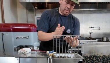 Witnessing masa-making at Café Bolita in Berkeley