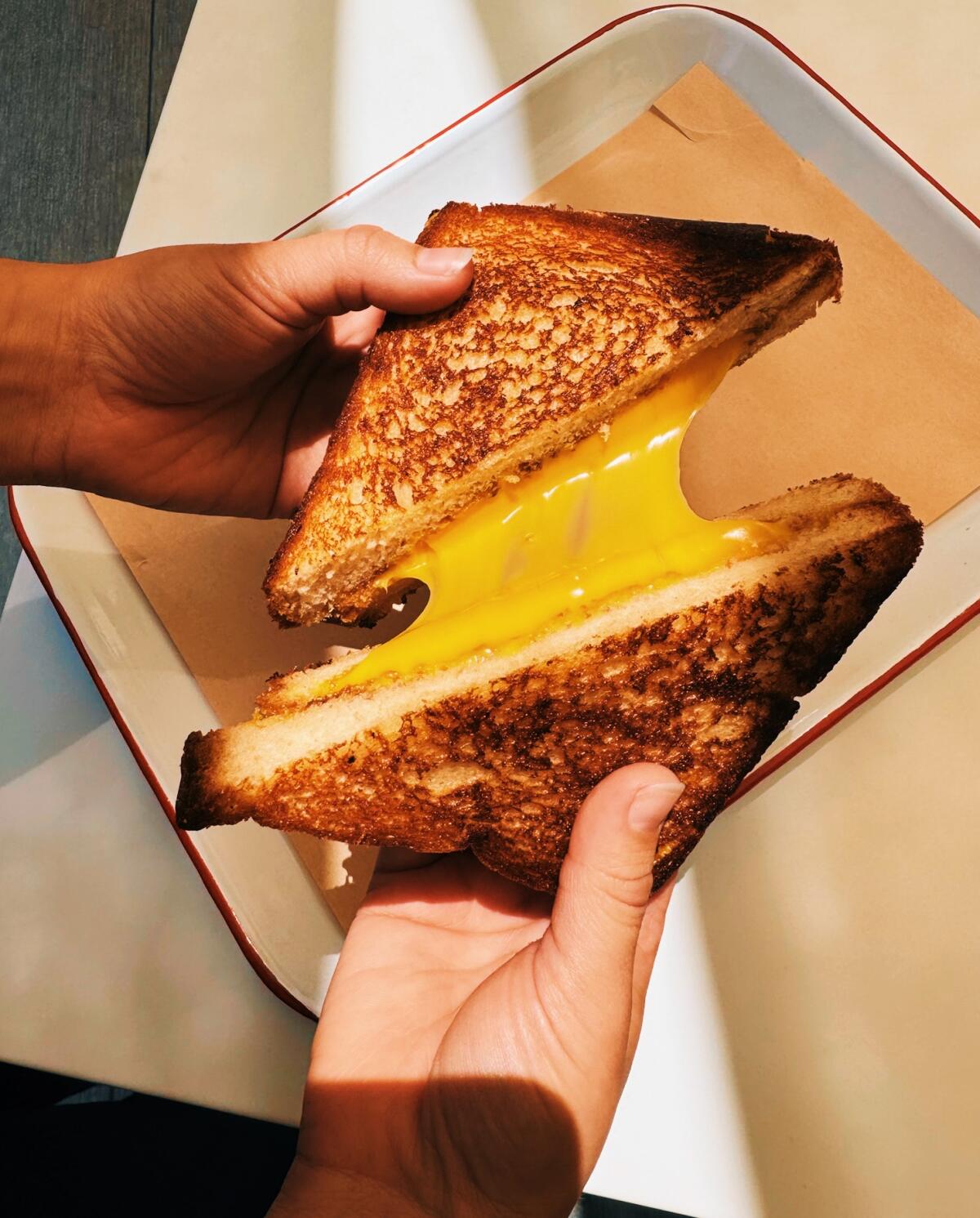 Grilled cheese sandwich from Loose Cannon Cafe in Glendale.