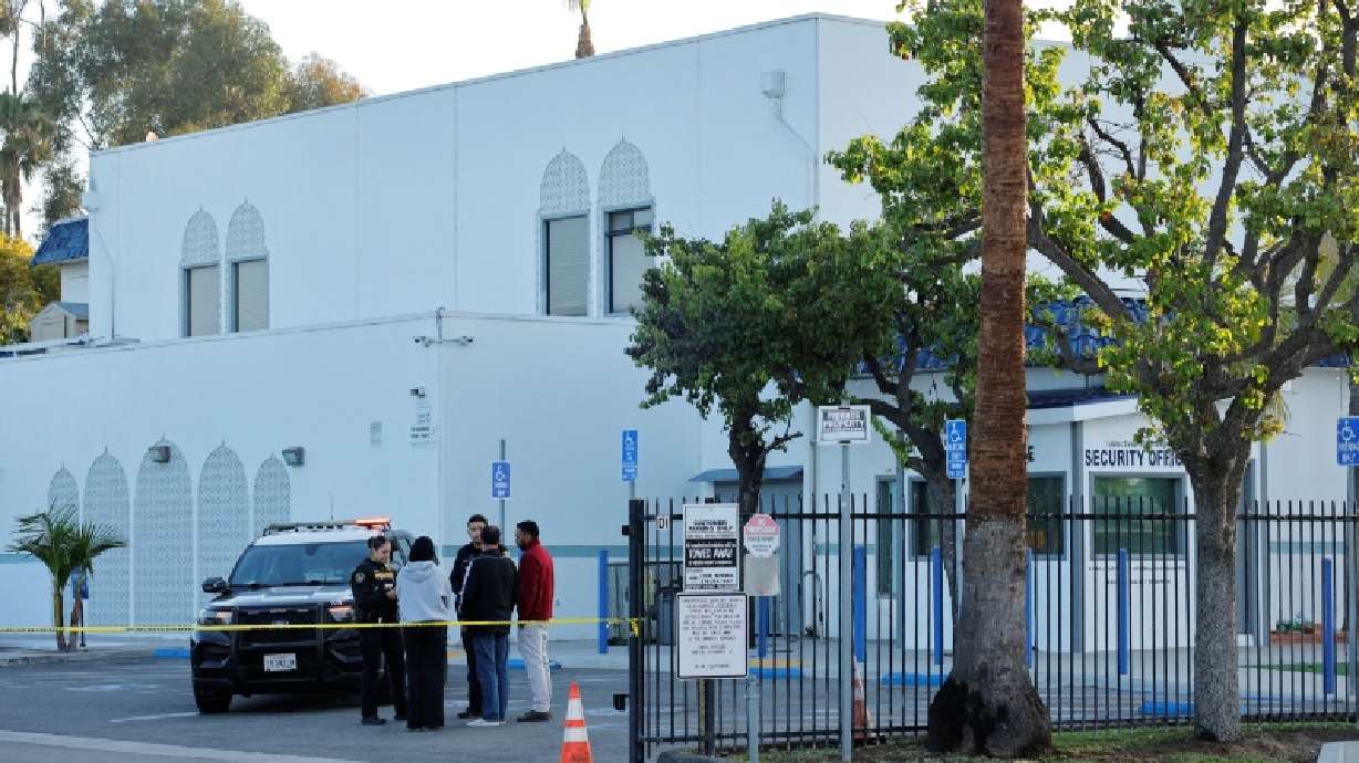 'Anti-Islamic writings' found in car of California mosque shooting suspects, official says