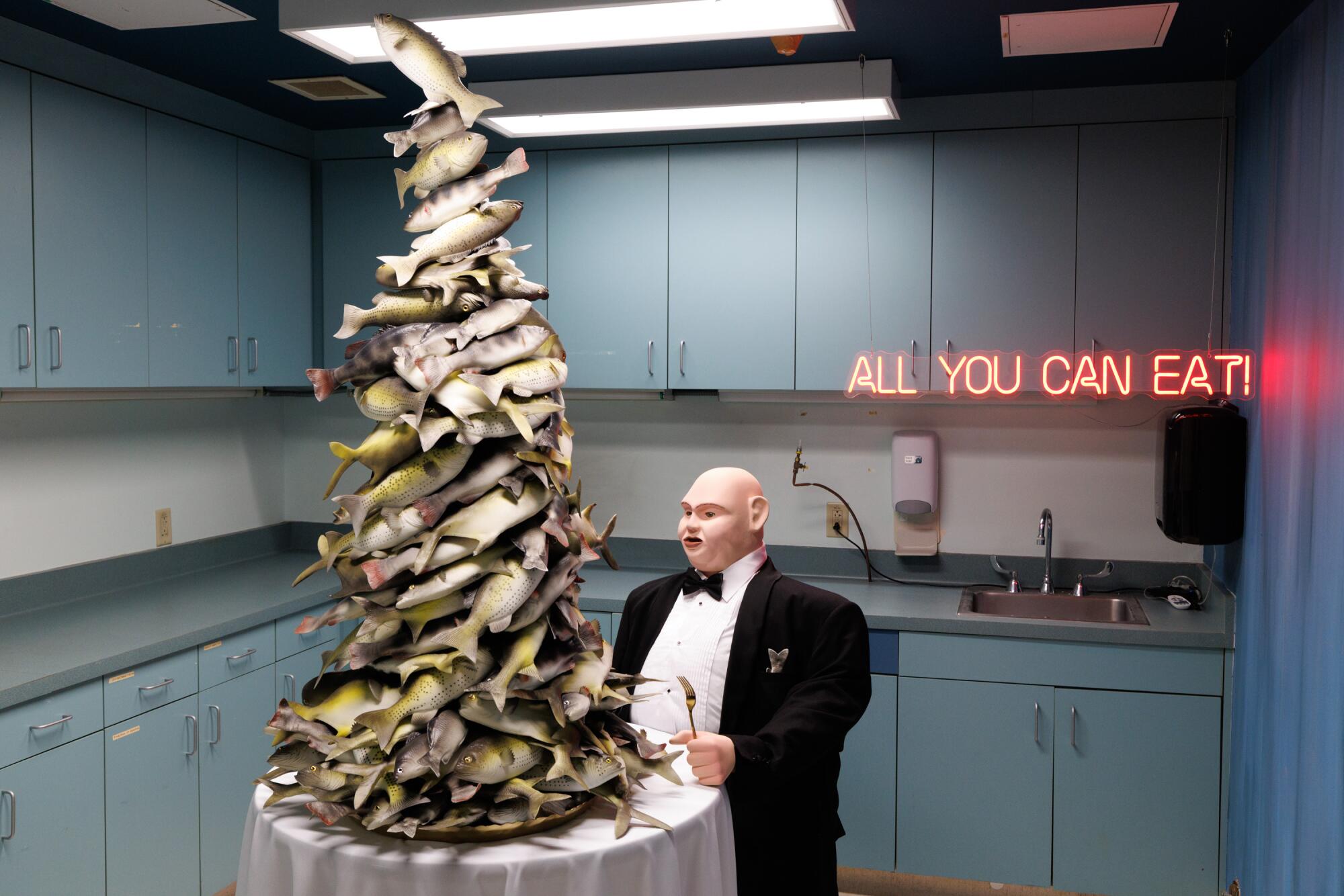 An immersive art installation.