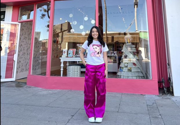 Annabelle's Book Club LA is not only memorable as a vivid pop of color along Ventura Boulevard, but also because its founder and owner, Annabelle Chang, is 16 years old. (Photo courtesy of Annabelle Chang)