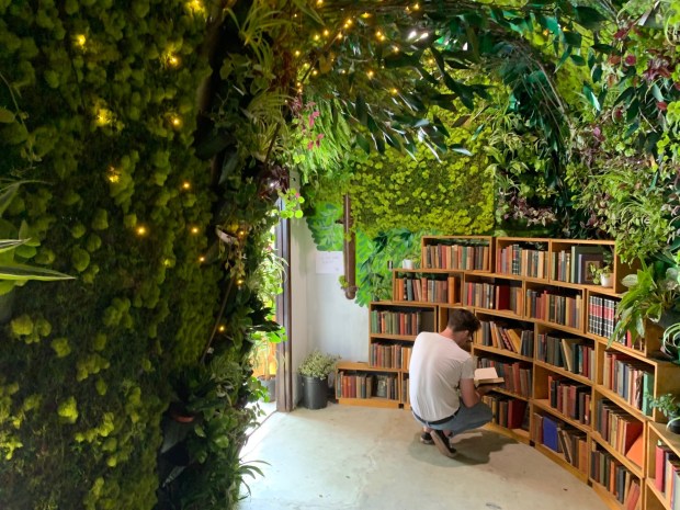 Located in Montrose, Lost Books, which opened quietly in late June 2021, is a sister to downtown L.A.'s Last Bookstore, the massive store and tourist spot known for its huge inventory and picture-perfect archway and book sculptures. (Photo credit: Erik Pedersen)