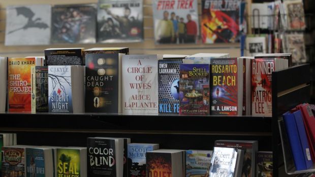 Books for sale at Mysterious Galaxy independent bookstore in San Diego. (John Gastaldo - U-T File)