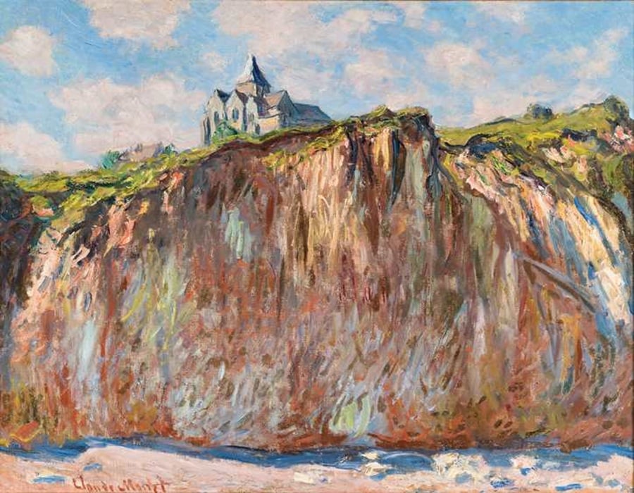 Eglise de Varengeville, effet matinal by Claude Monet