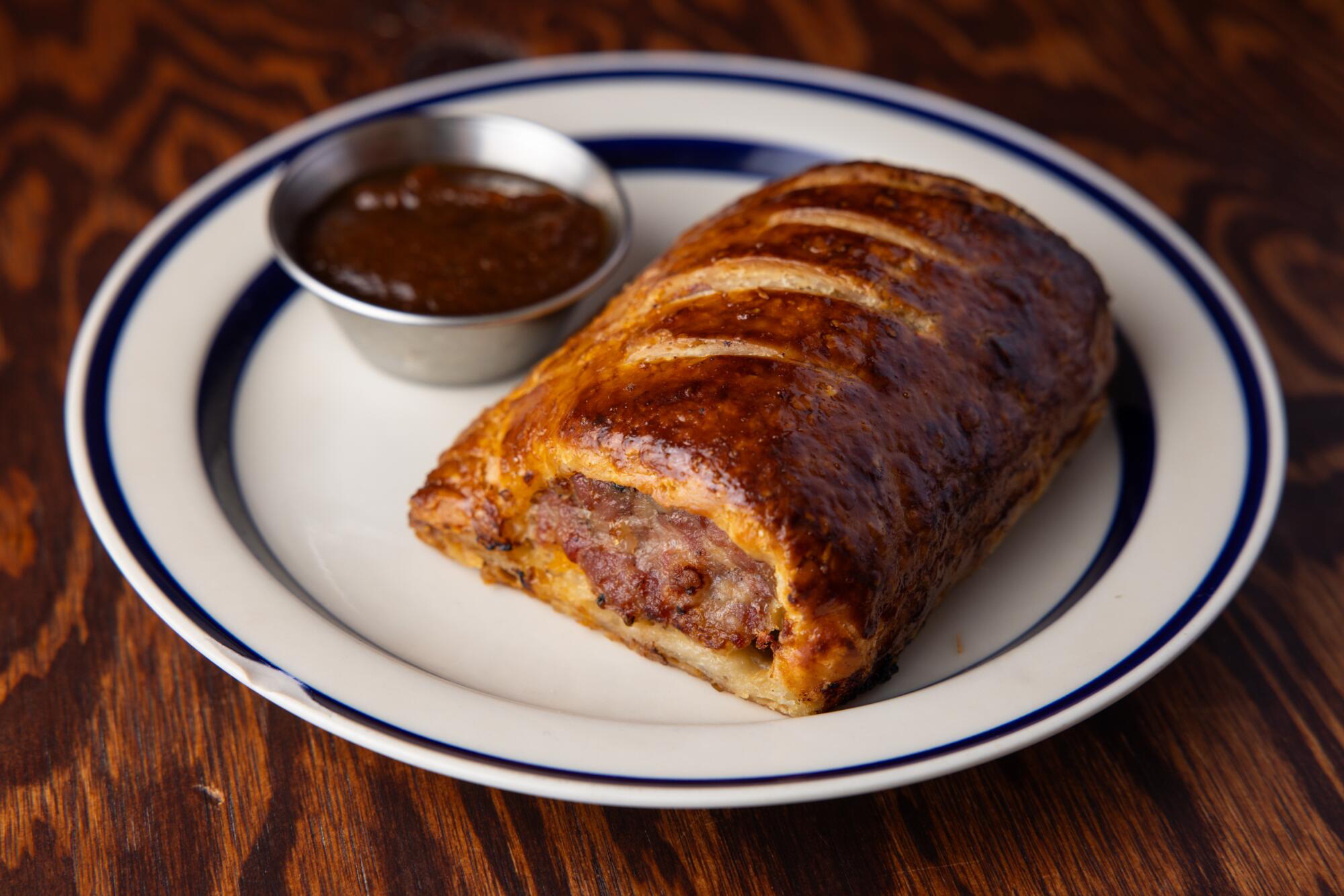 The sausage roll at Wilde's in Los Angeles.