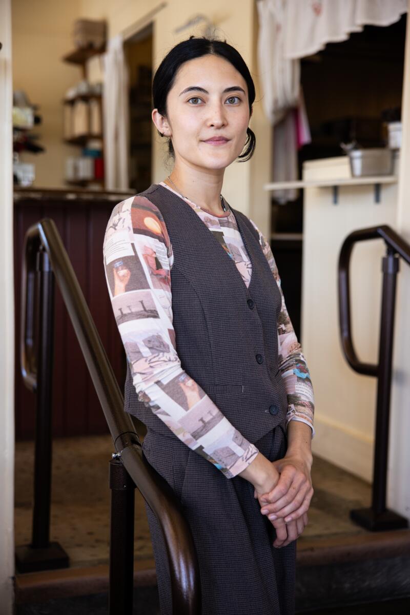 Tatiana Ettensberger, owner and beverage director, at Wilde's in Los Angeles.