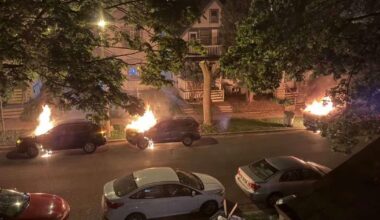 Overnight arson in Milwaukee; 3 vehicles set on fire, suspect sought