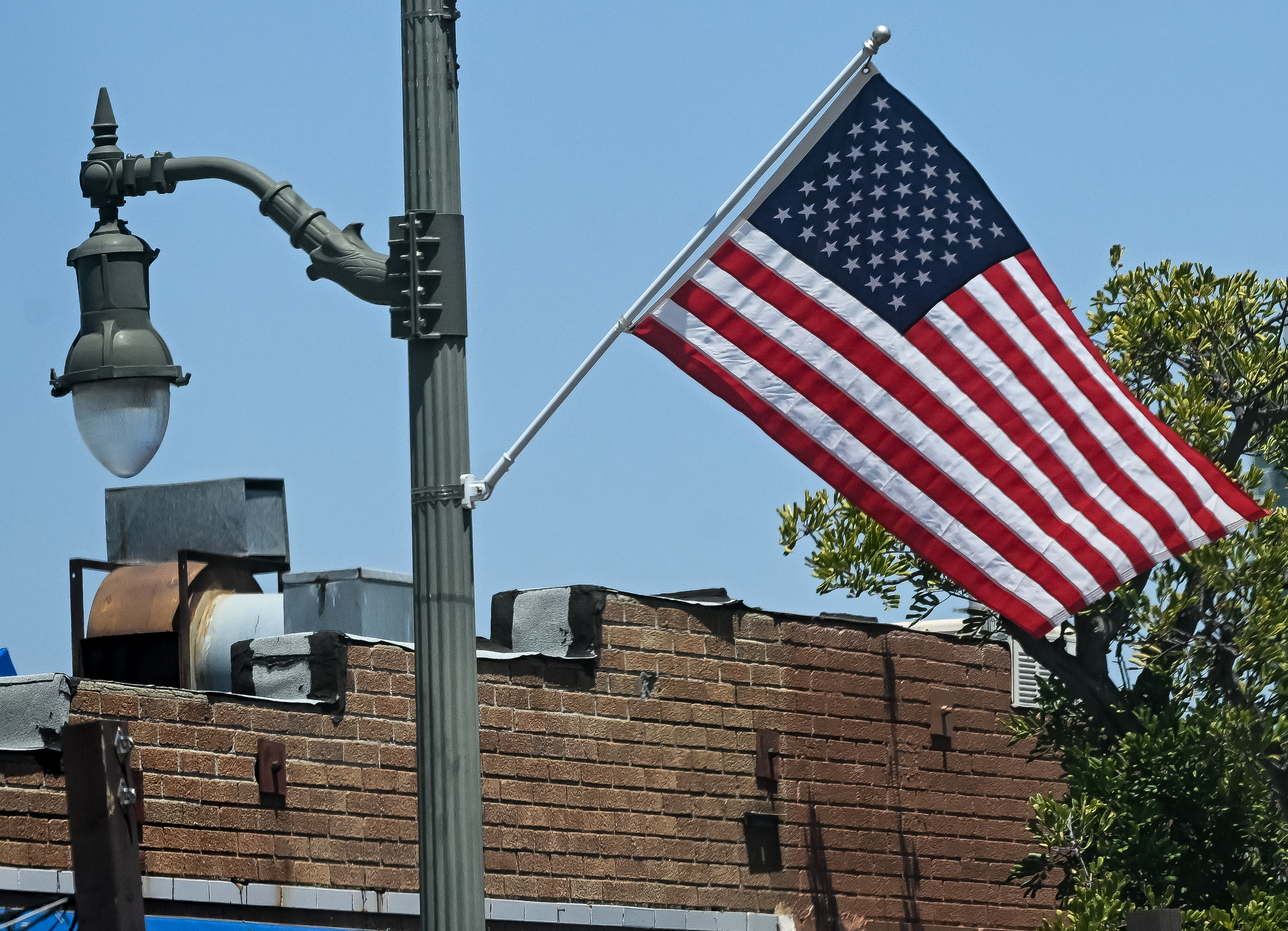 Signs for Fleet Week at San Pedro, CA. (Photo by...