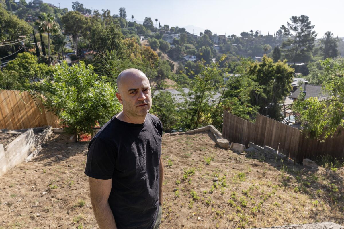 Architect Andri Luescher has faced challeges trying to build a house in Mount Washington.
