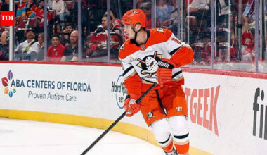 Anaheim Ducks release concerning Troy Terry injury hip surgery updates following difficult NHL playoff elimination setback | NHL News