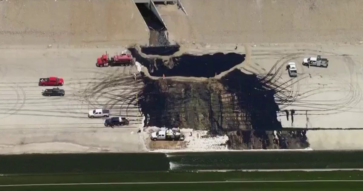 Ruptured underground pipeline dumps about 2,400 gallons of crude oil into LA River