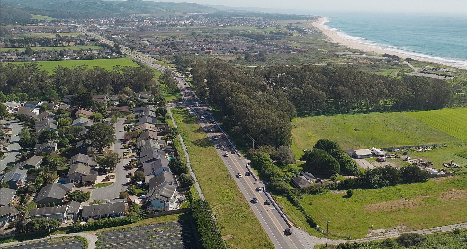 Highway 1 facing holiday gridlock with Half Moon Bay construction