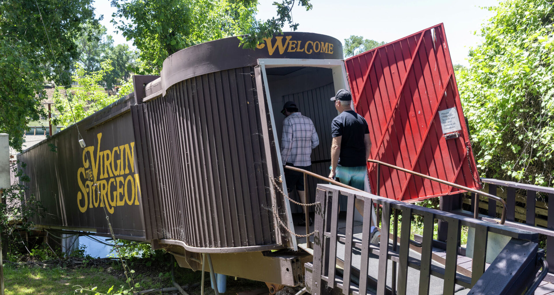 A winding Sacramento road with floating restaurants and fish tacos