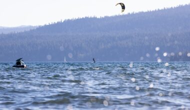 Tahoe winds bring choppy waters, fire risk to northeast California