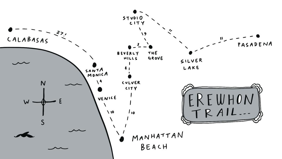 Erewhon Trail map 